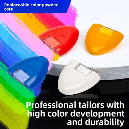 1646★  Clothing cutting and positioning heart-shaped scribing device powder marking wheel triangular powder scribing fine line powder scribing roller powder scribing