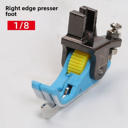 1692★  New flat car plastic Teflon baseplate left and right rib roller presser foot SP-18 with knife presser foot sewing accessories