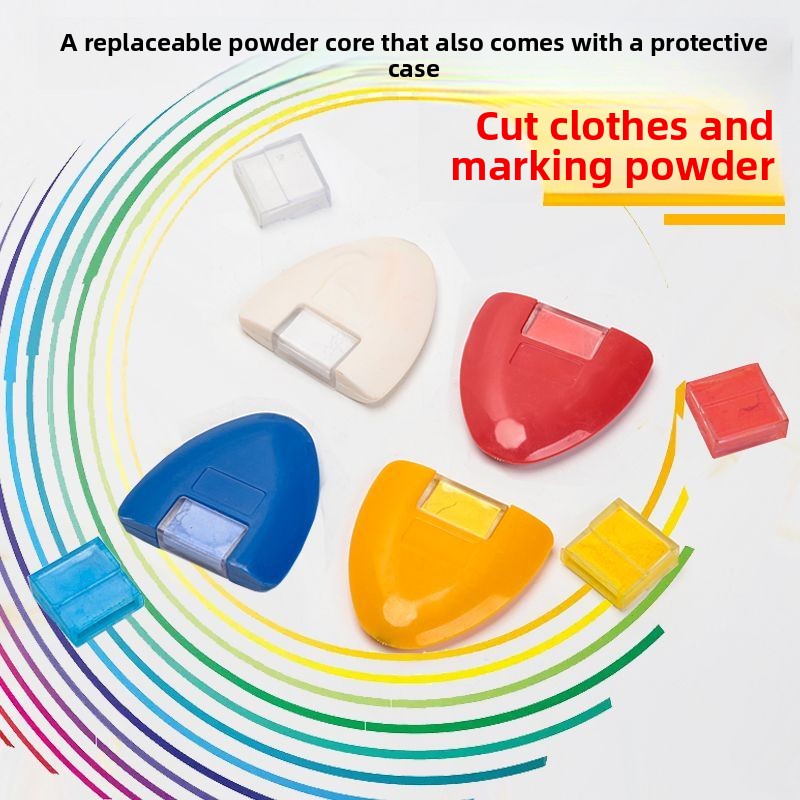 1646★  Clothing cutting and positioning heart-shaped scribing device powder marking wheel triangular powder scribing fine line powder scribing roller powder scribing