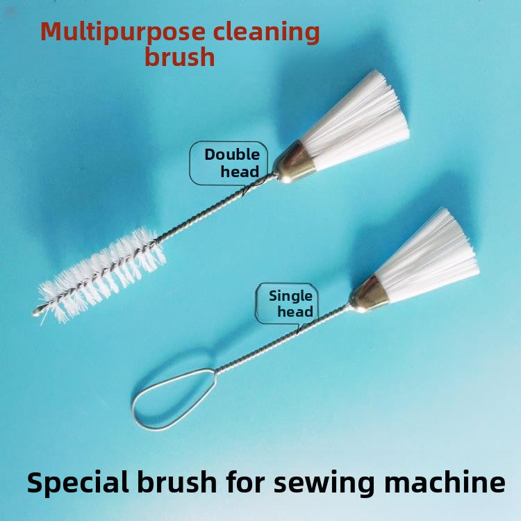 1665★  Sewing machine cleaning brush Computer keyboard Mechanical internal plush dust cleaning tool Single and double head small brush