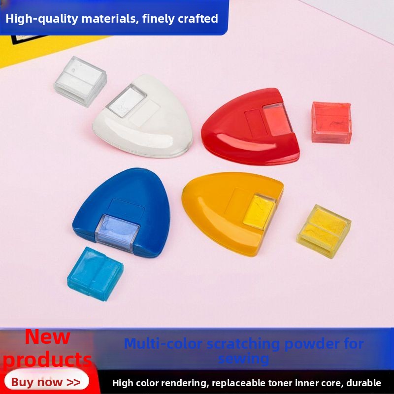 1646★  Clothing cutting and positioning heart-shaped scribing device powder marking wheel triangular powder scribing fine line powder scribing roller powder scribing
