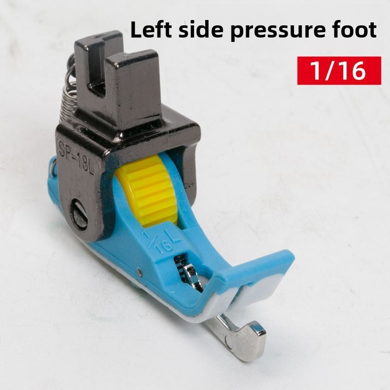 1692★  New flat car plastic Teflon baseplate left and right rib roller presser foot SP-18 with knife presser foot sewing accessories