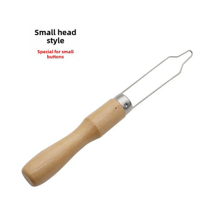 1037★  Clothing factory quick button tool, button tool, button tool, button threader DIY tool