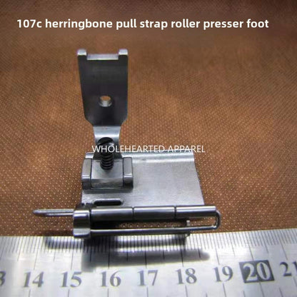 1529★  Industrial sewing machine accessories Shengjia S457 presser foot 107C plus light plate presser foot herringbone car lace presser foot