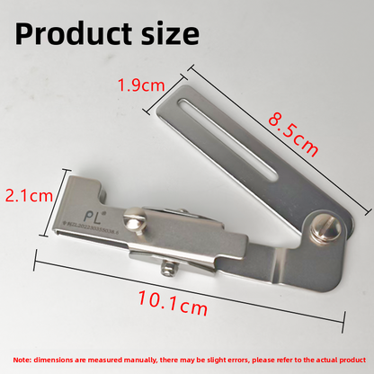 1695★  New zipper regulation, upper zipper, zipper line regulation, flat car sewing placket line clip zipper locator