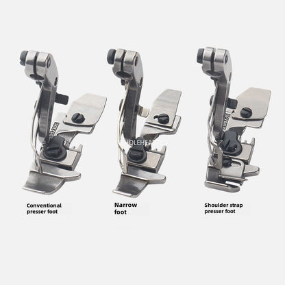 1040★  Jack presser foot Pegasus M800/988 shoulder strap presser foot EX oversewing machine four-wire edge locking presser foot narrow presser foot