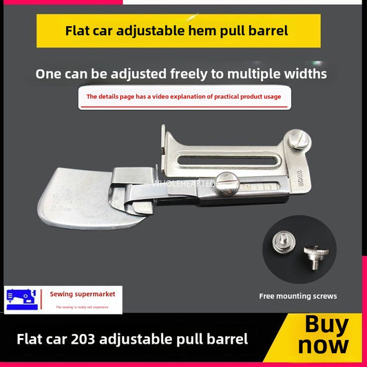 1065★  New 203 adjustable pull drum 1/2-3/4 hem crimping device size adjustable 12mm-20mm can be adjusted at will