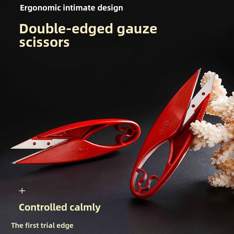 1413★  Scissors Stainless Steel Cross Stitch Spring Tailor Scissors Thread PIN Premium Stainless Steel Thread Scissors Small Scissors