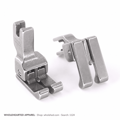 1124★ CD1/32 Pied-de-biche compensateur gauche et droit pour machines à coudre industrielles et informatisées